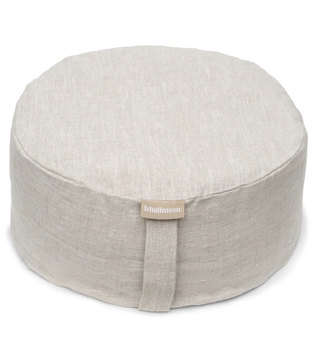 B, Halfmoon Linen Mod Meditation Cushion - Image 8