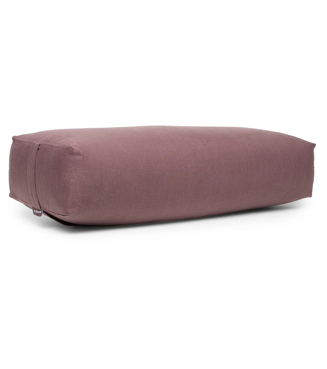 B, Halfmoon Linen Rectangular Bolster - Image 5