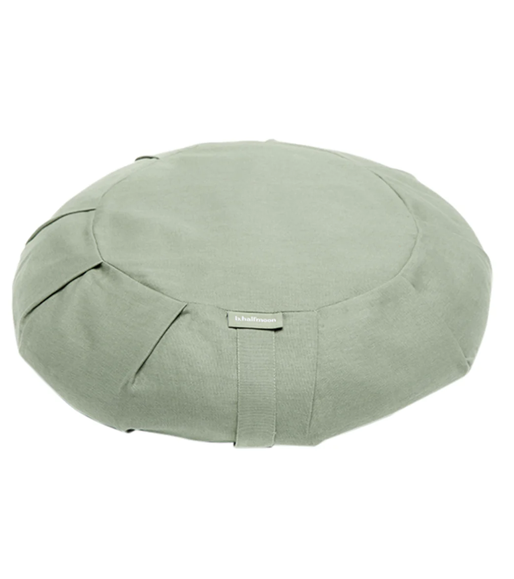 B, Halfmoon Round Cotton Meditation Cushion