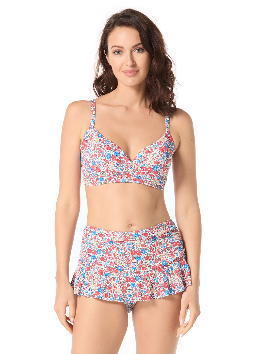 Beach House Women's Bella Flora Pique Christa Wrap Bikini Top - Image 5