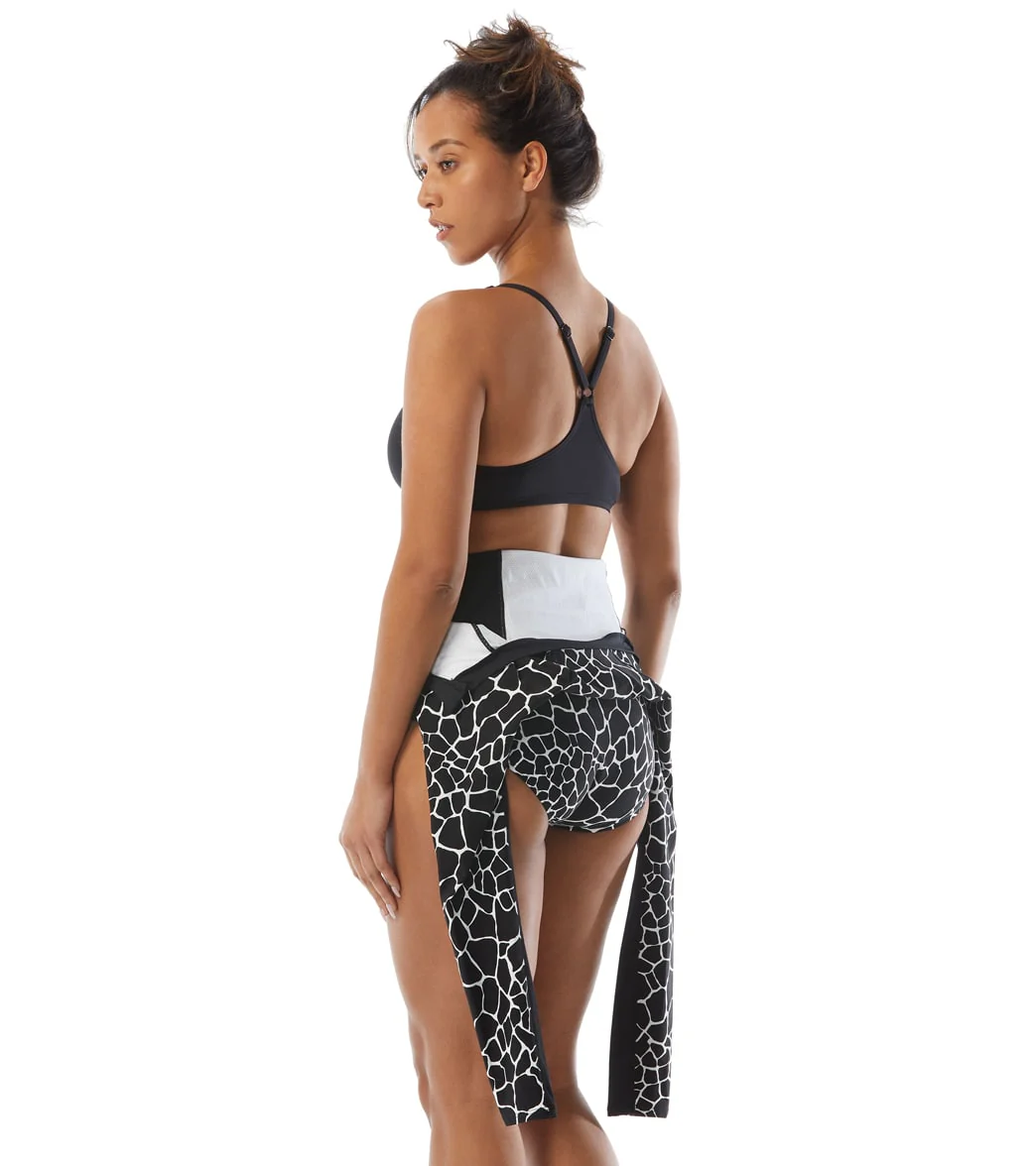 Beach House Women's Desert Giraffe Sculpt Long Sleeve Zip Front Two Piece Swimsuit - Image 5