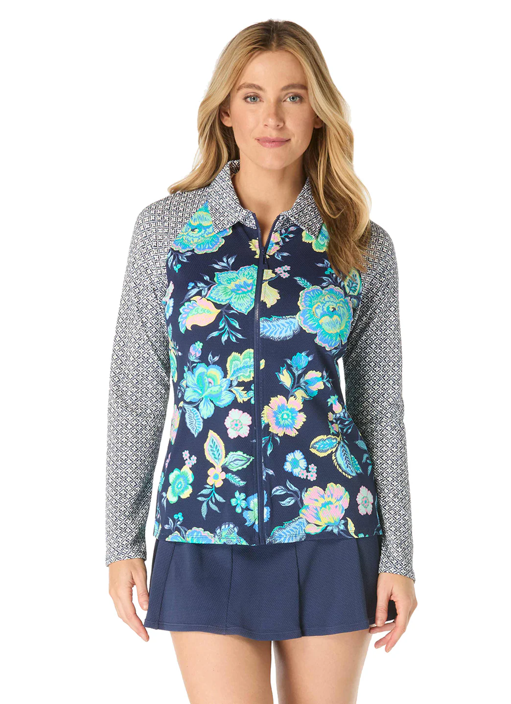 Beach House Women's Diamond Meadows Pique Karen Rash Guard - Image 3