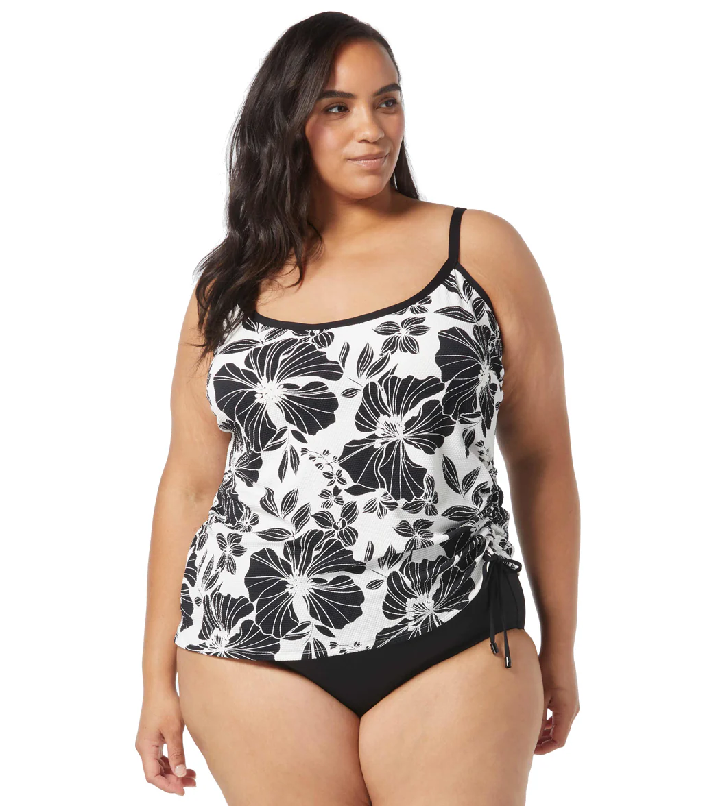 Beach House Women's Plus Size Garden Twilight Bridget Tankini Top - Image 5