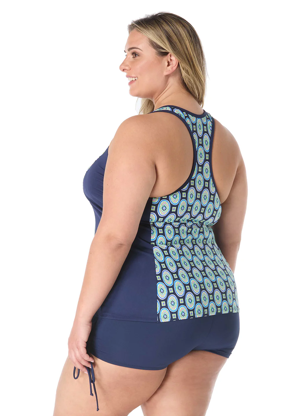 Beach House Women's Plus Size Retro Geo Erinna Tankini Top - Image 4