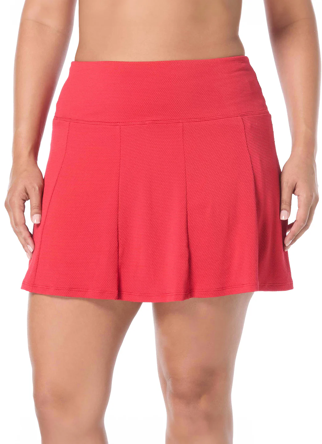 Beach House Women's Plus Size Solid Pique Olivia Princess Seam Swim Skort - Image 6