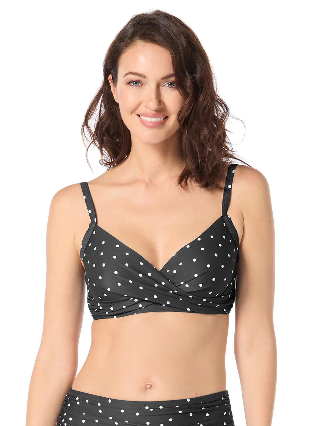 Beach House Women's Sailor Dot Christa Wrap Bikini Top - Image 3