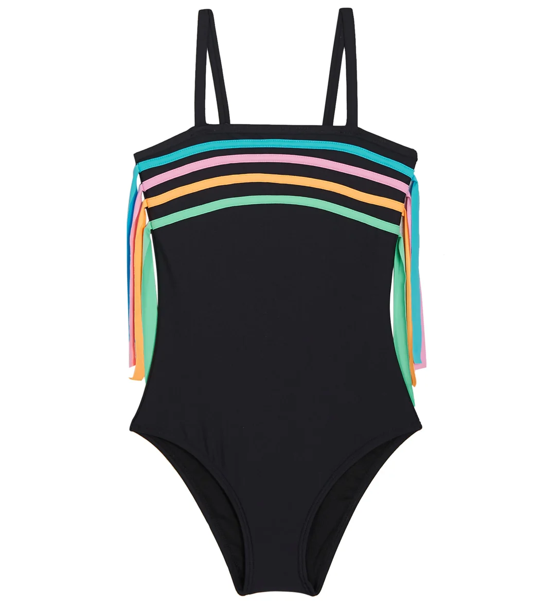 Beach Lingo Girls' French Fringe One Piece Swimsuit (Big Kid) - Image 5