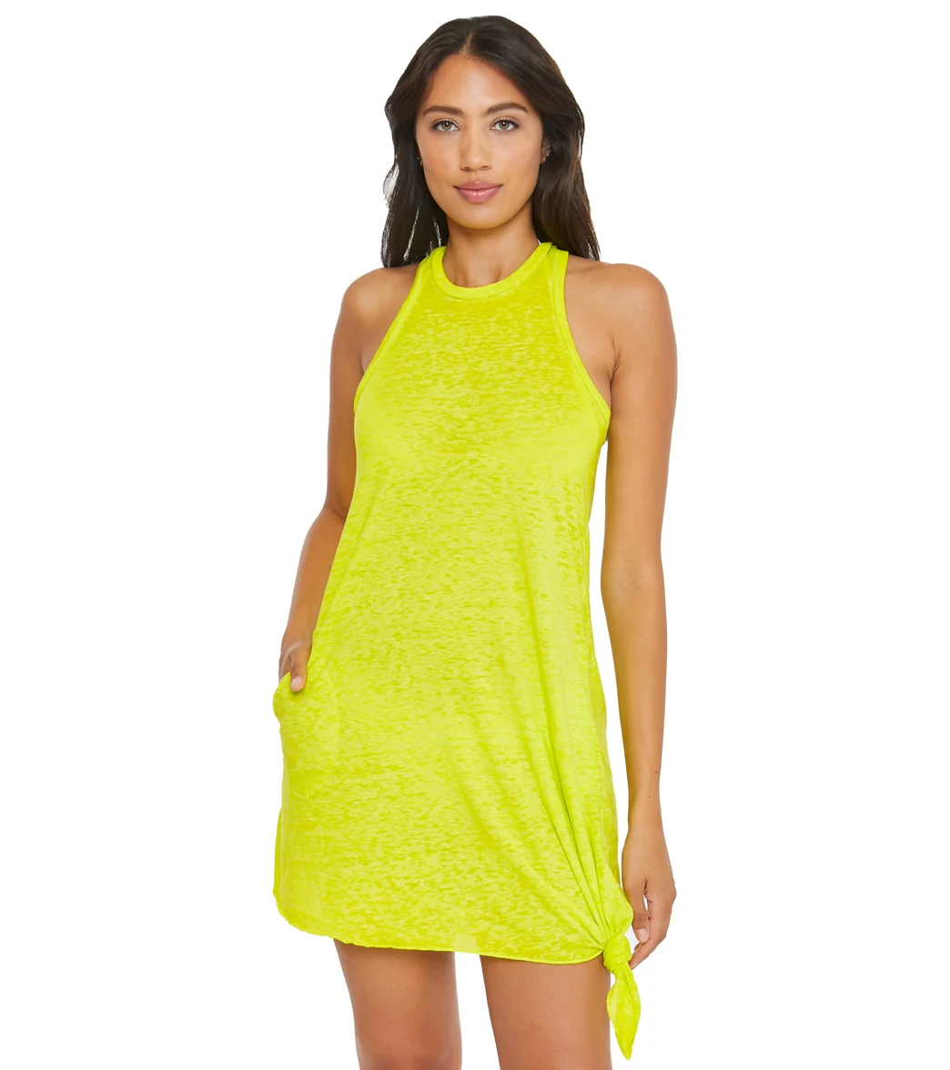 Becca Swim Women's Beach Date Knot High Neck Cover Up Dress - Image 8