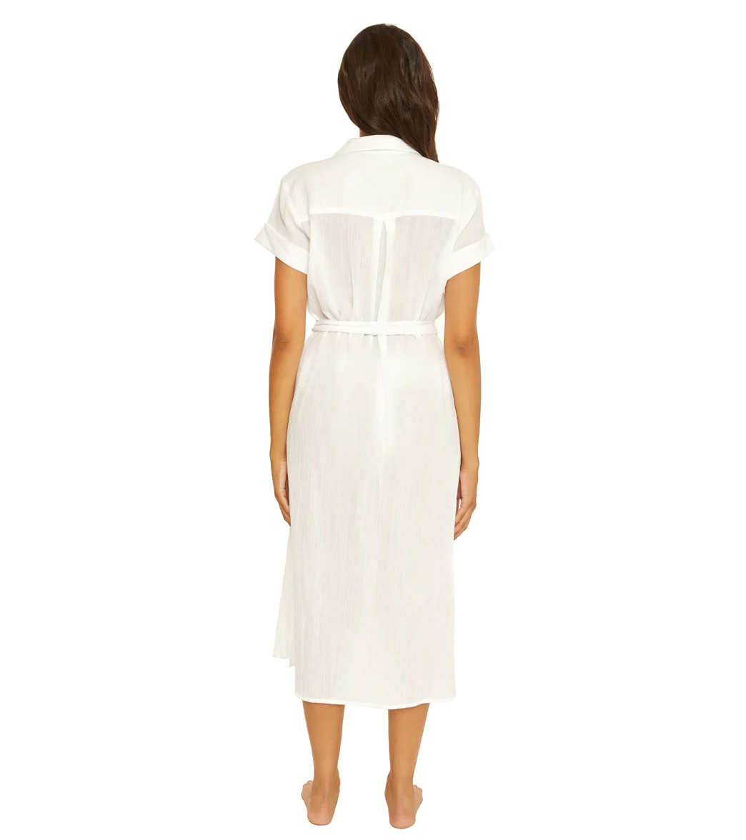 Becca Swim Women's Gauzy Shirt Dress Cover Up - Image 10