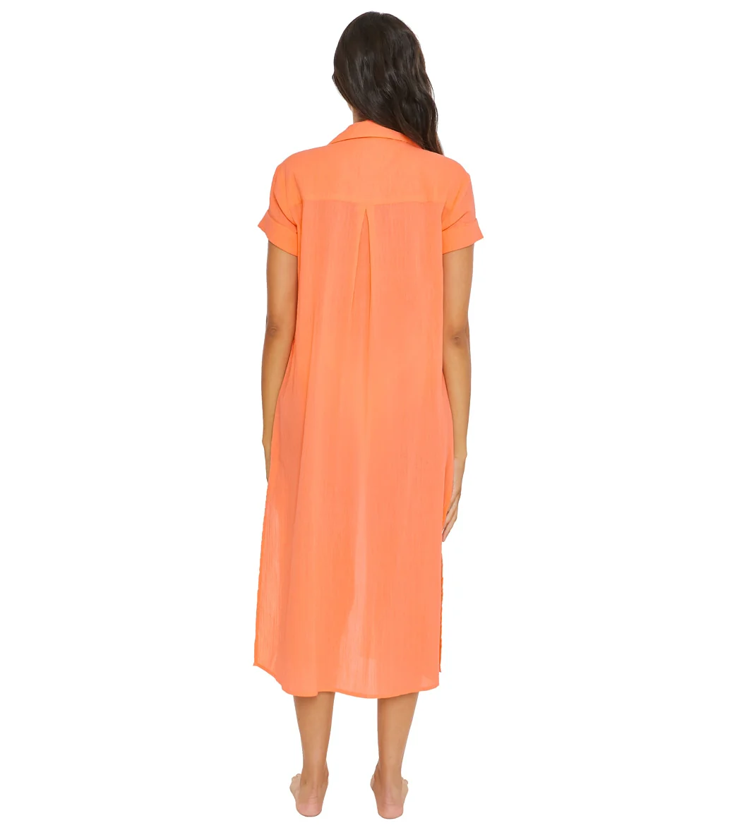 Becca Swim Women's Gauzy Shirt Dress Cover Up - Image 2
