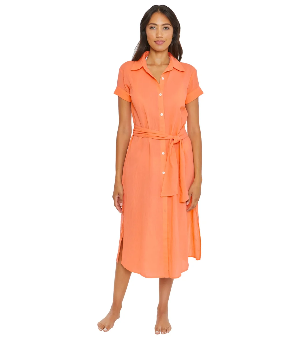Becca Swim Women's Gauzy Shirt Dress Cover Up - Image 3
