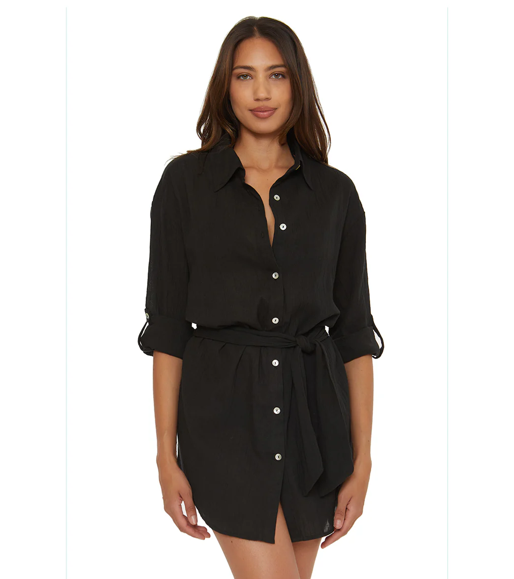 Becca Swim Women's Gauzy Shirt Dress Cover Up - Image 14