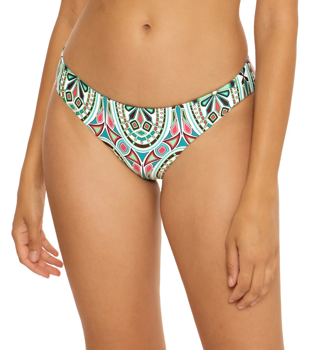 Becca Swim Women's Mosaic Adela Reversible Hipster Bikini Bottom
