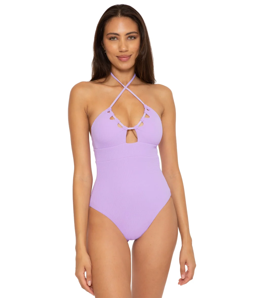 Becca Swim Women's Pucker Up Cutout One Piece Swimsuit - Image 3