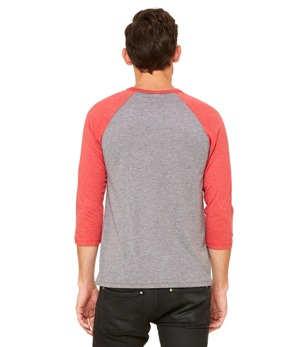 Bella + Canvas Unisex 3/4-Sleeve Baseball T-Shirt - Image 113