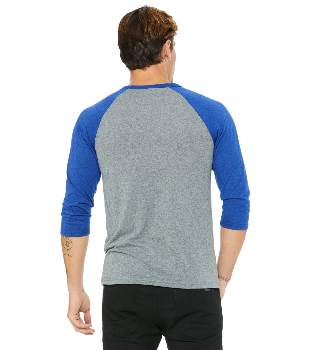 Bella + Canvas Unisex 3/4-Sleeve Baseball T-Shirt - Image 22