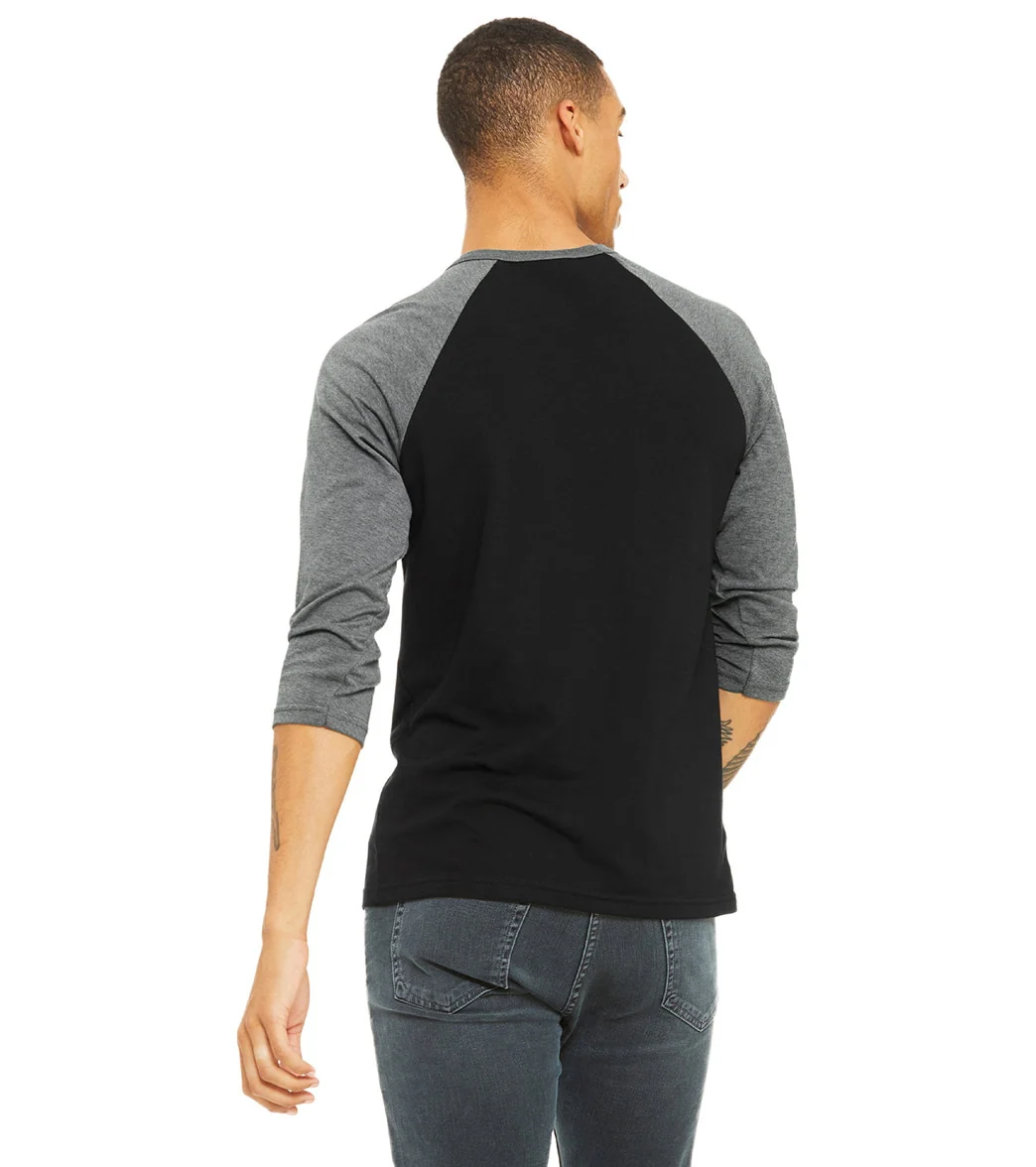 Bella + Canvas Unisex 3/4-Sleeve Baseball T-Shirt - Image 7