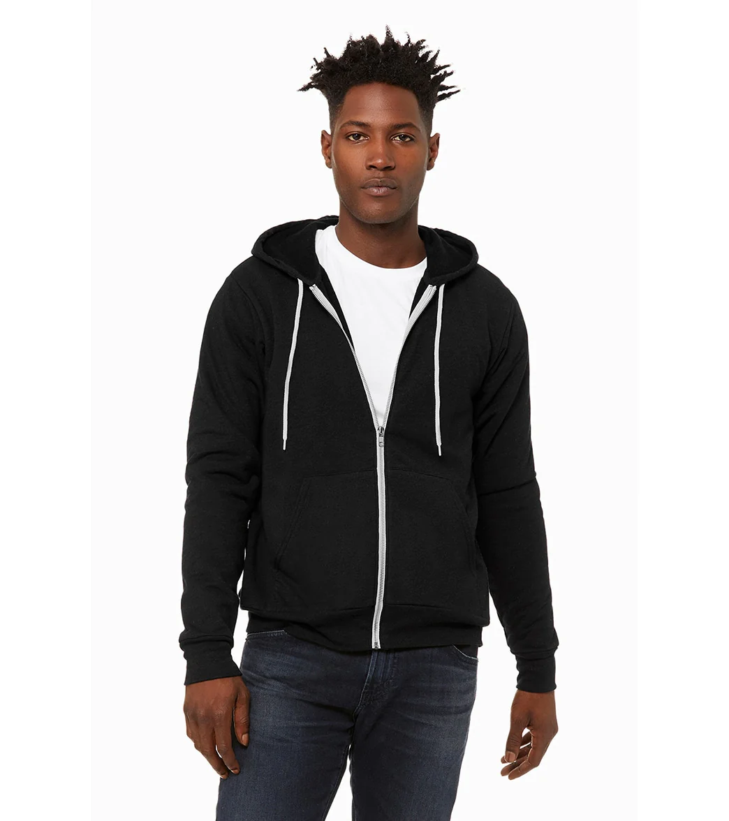 Bella + Canvas Unisex Sponge Fleece Full-Zip Hooded Sweatshirt - Image 112