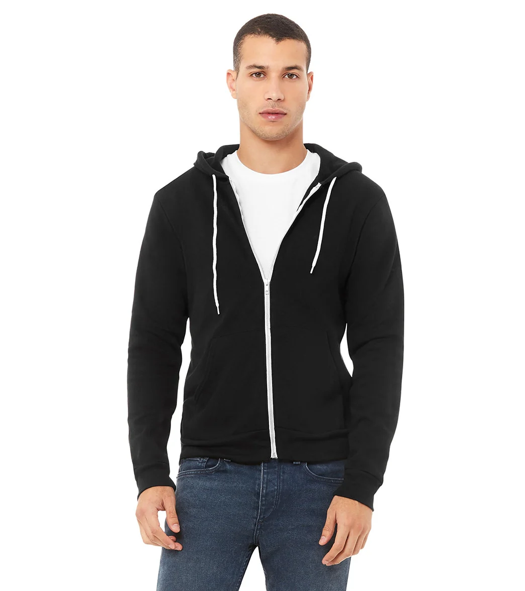 Bella + Canvas Unisex Sponge Fleece Full-Zip Hooded Sweatshirt - Image 121