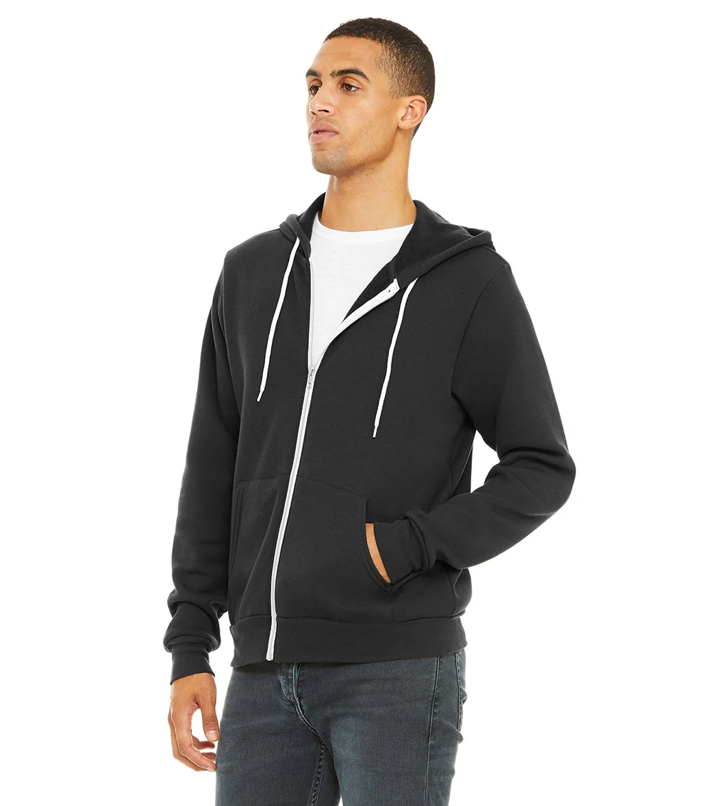 Bella + Canvas Unisex Sponge Fleece Full-Zip Hooded Sweatshirt - Image 133
