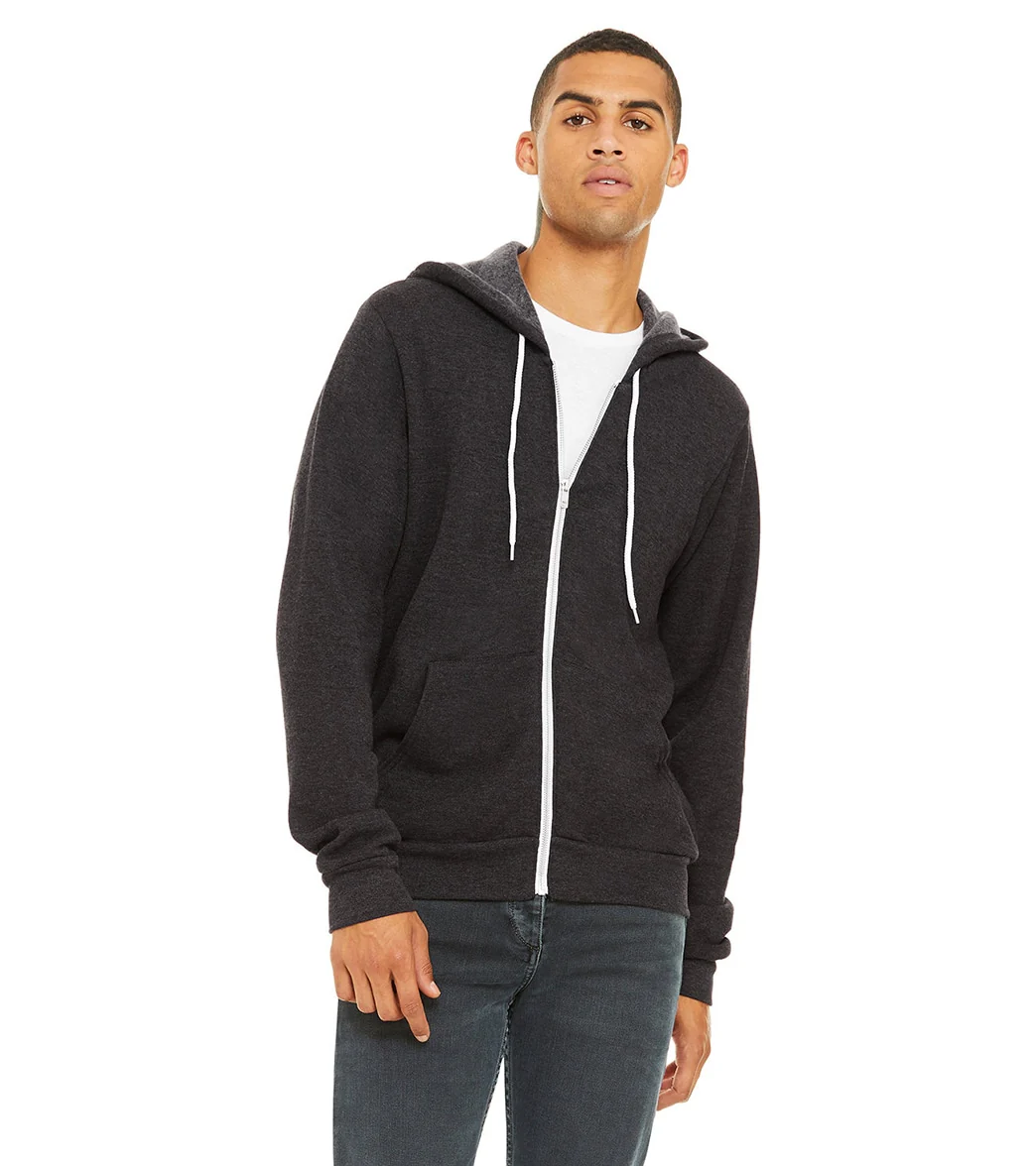 Bella + Canvas Unisex Sponge Fleece Full-Zip Hooded Sweatshirt - Image 14