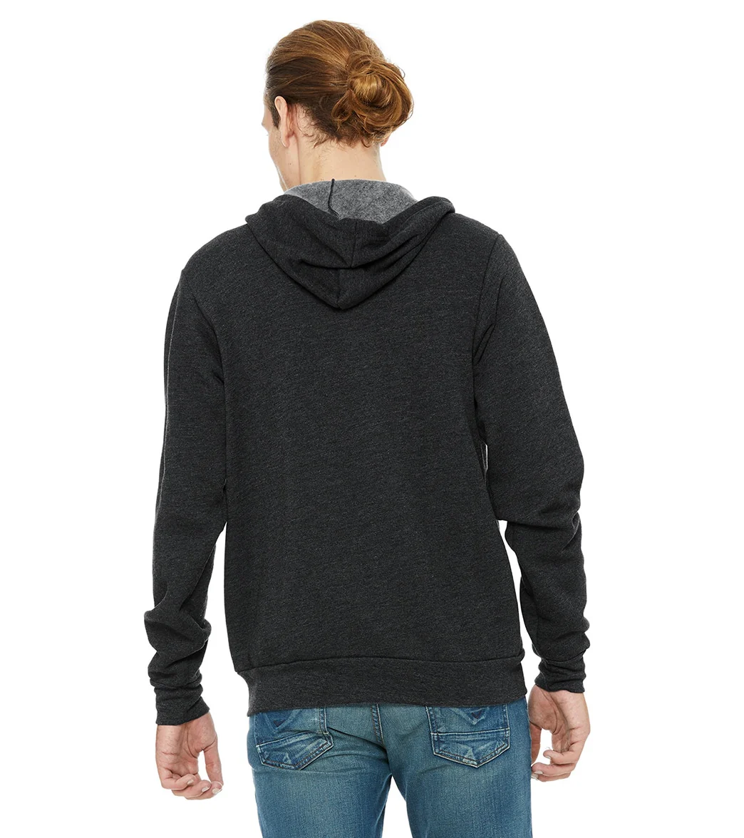 Bella + Canvas Unisex Sponge Fleece Full-Zip Hooded Sweatshirt - Image 16