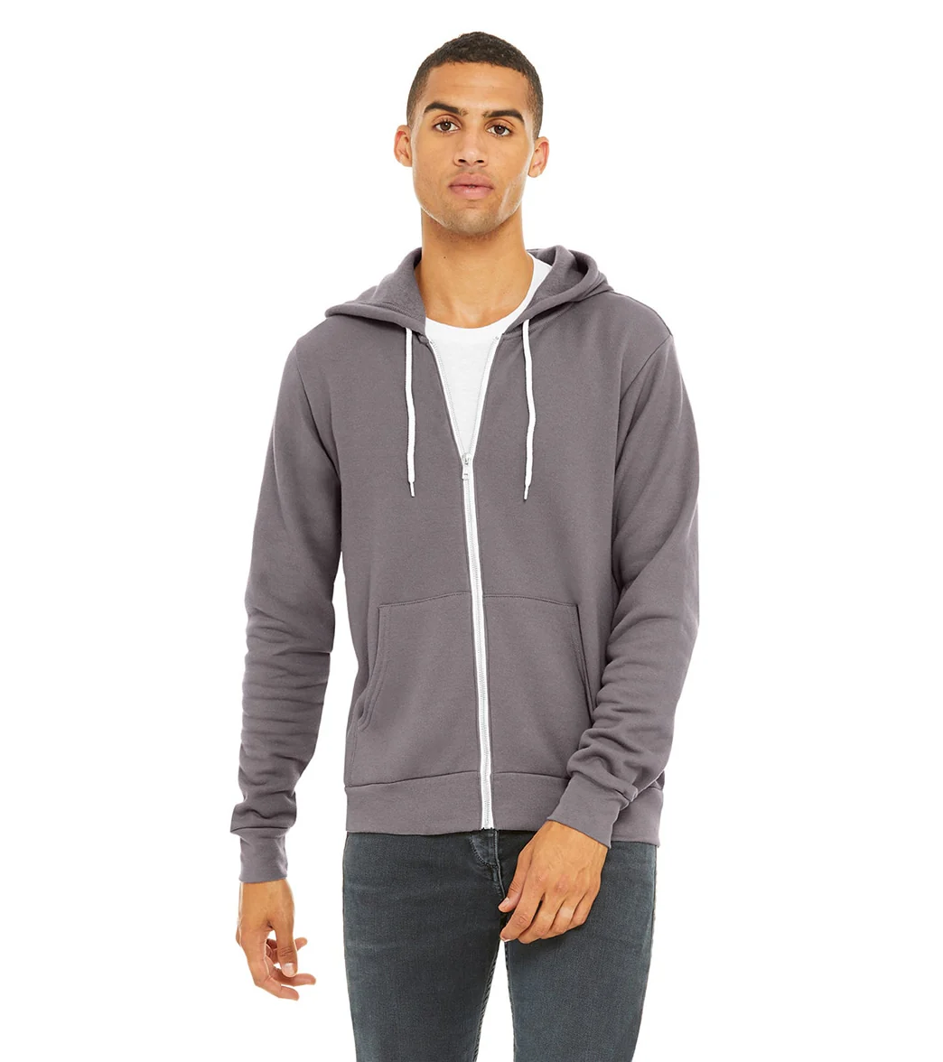Bella + Canvas Unisex Sponge Fleece Full-Zip Hooded Sweatshirt - Image 182
