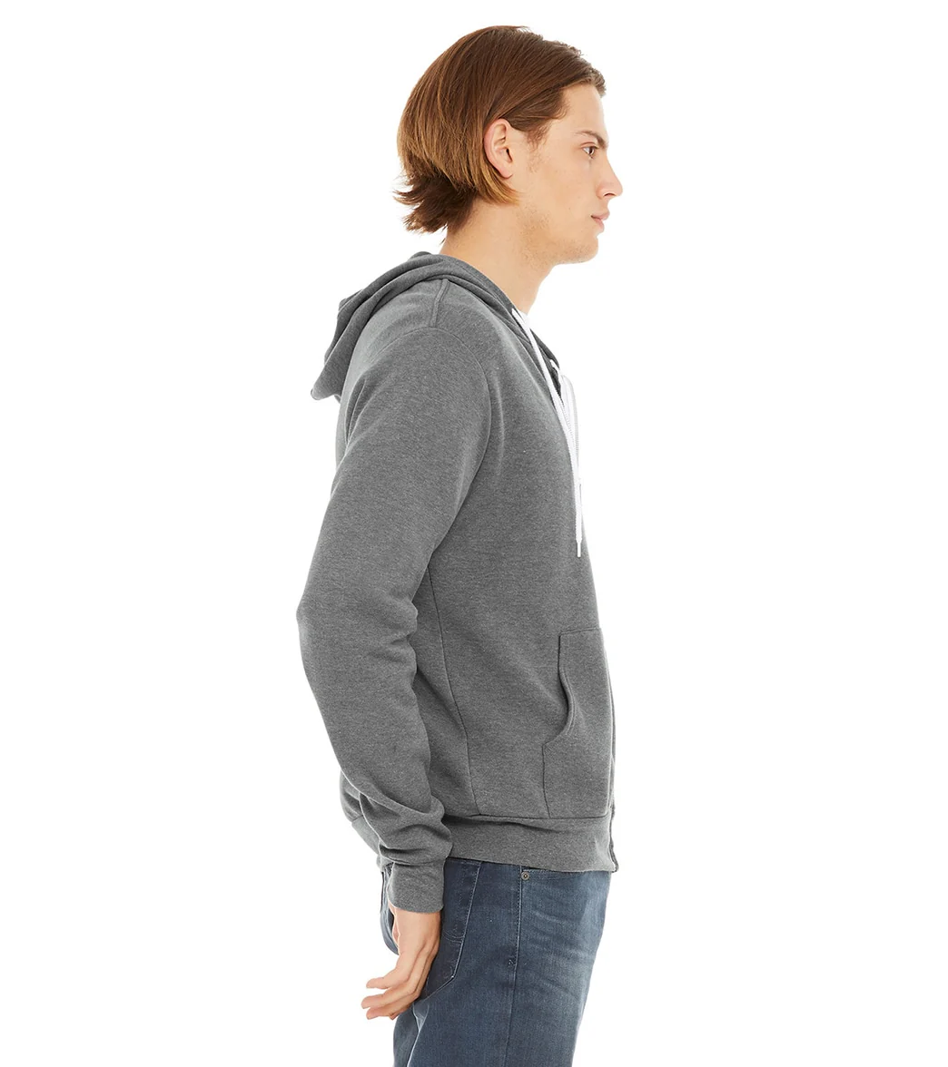 Bella + Canvas Unisex Sponge Fleece Full-Zip Hooded Sweatshirt - Image 24