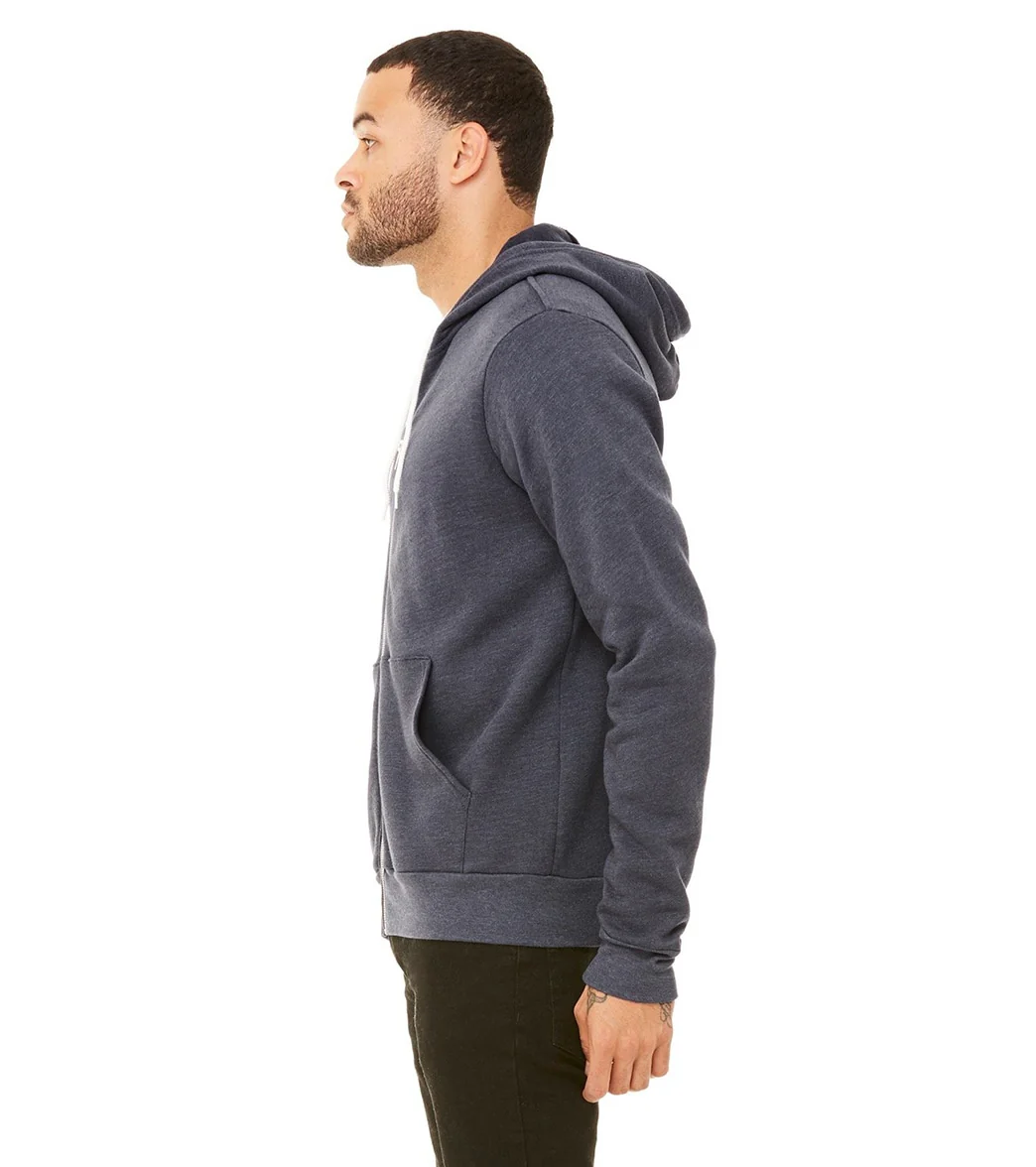 Bella + Canvas Unisex Sponge Fleece Full-Zip Hooded Sweatshirt - Image 42