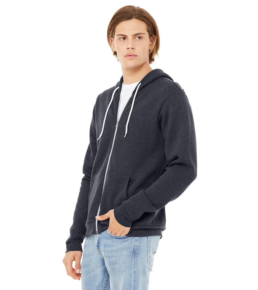 Bella + Canvas Unisex Sponge Fleece Full-Zip Hooded Sweatshirt - Image 44