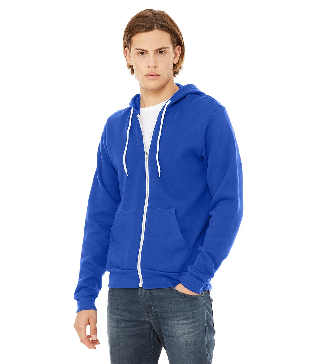 Bella + Canvas Unisex Sponge Fleece Full-Zip Hooded Sweatshirt - Image 53
