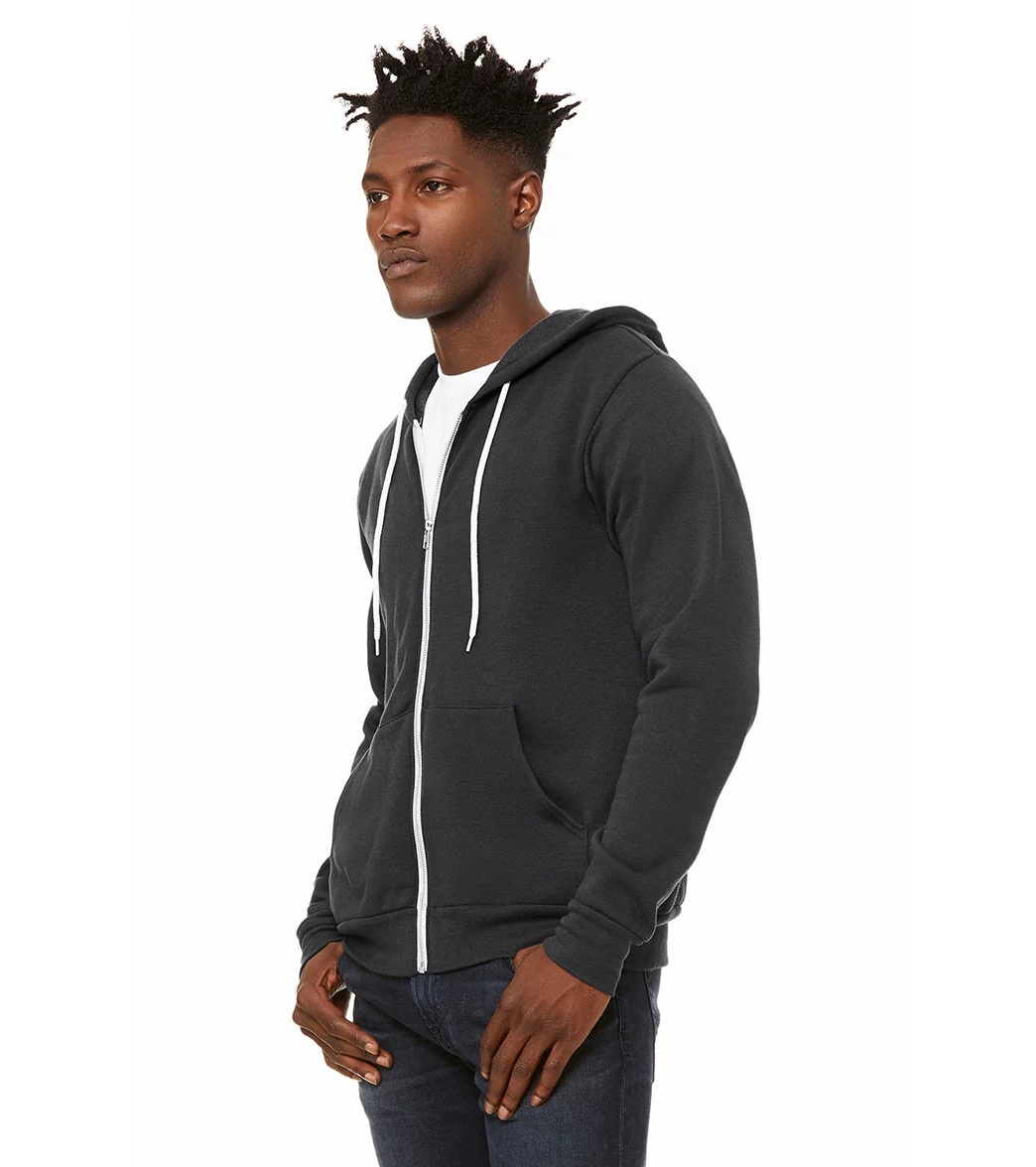 Bella + Canvas Unisex Sponge Fleece Full-Zip Hooded Sweatshirt - Image 62