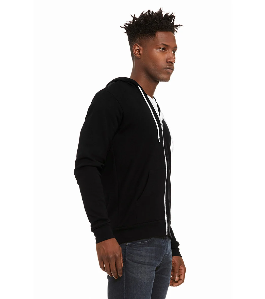 Bella + Canvas Unisex Sponge Fleece Full-Zip Hooded Sweatshirt - Image 69