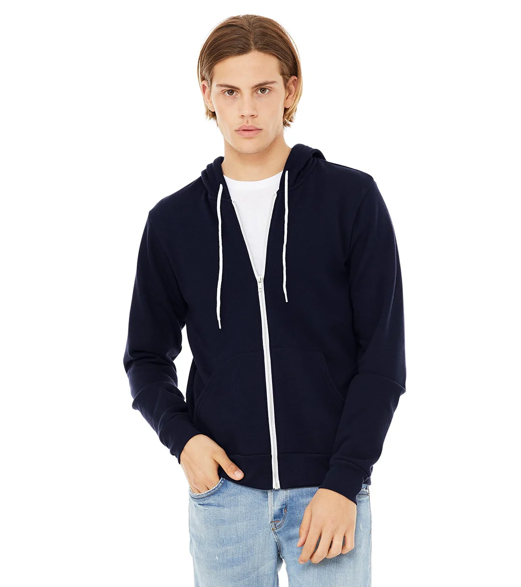 Bella + Canvas Unisex Sponge Fleece Full-Zip Hooded Sweatshirt - Image 77