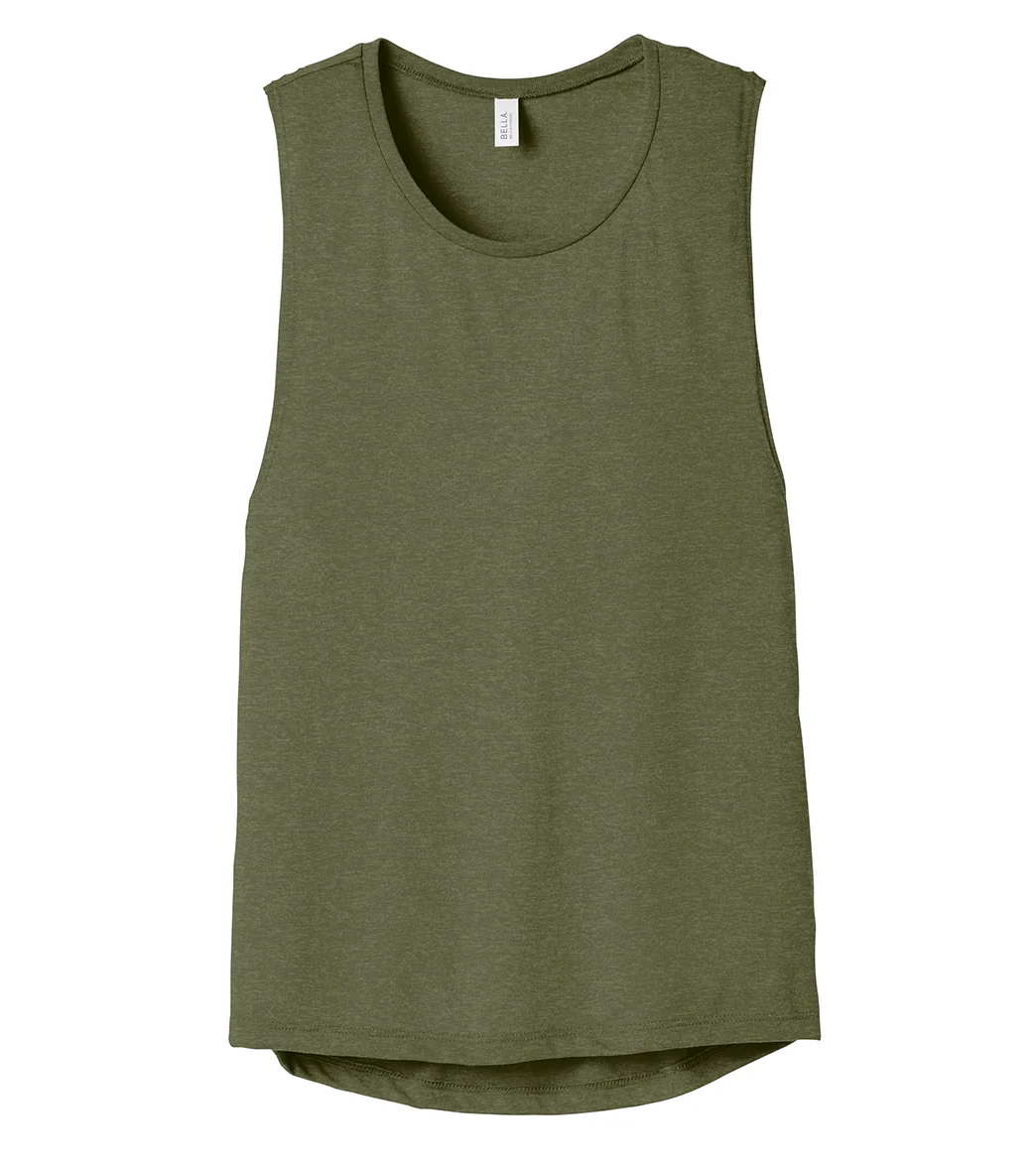 Bella + Canvas Women’s Flowy Scoop Muscle Tank - Image 25