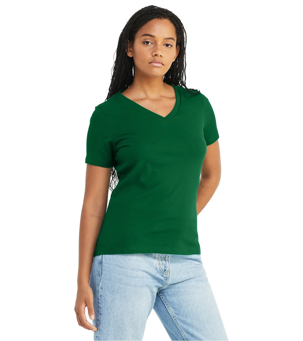Bella + Canvas Women's Relaxed Jersey V-Neck T-Shirt - Image 109