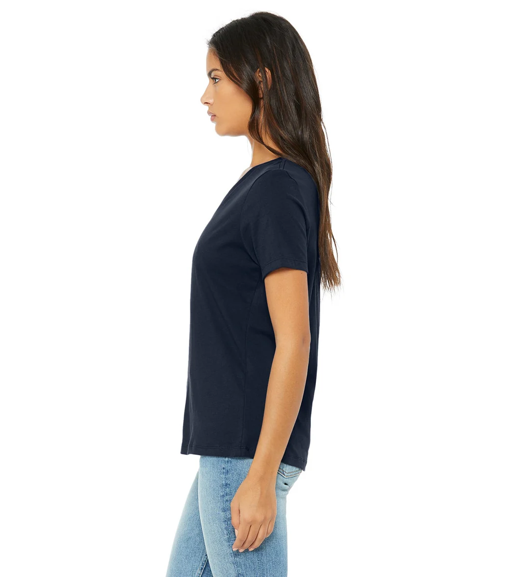 Bella + Canvas Women's Relaxed Jersey V-Neck T-Shirt - Image 39