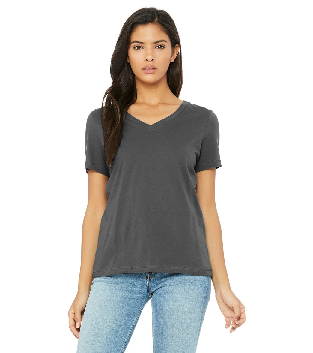 Bella + Canvas Women's Relaxed Jersey V-Neck T-Shirt - Image 58