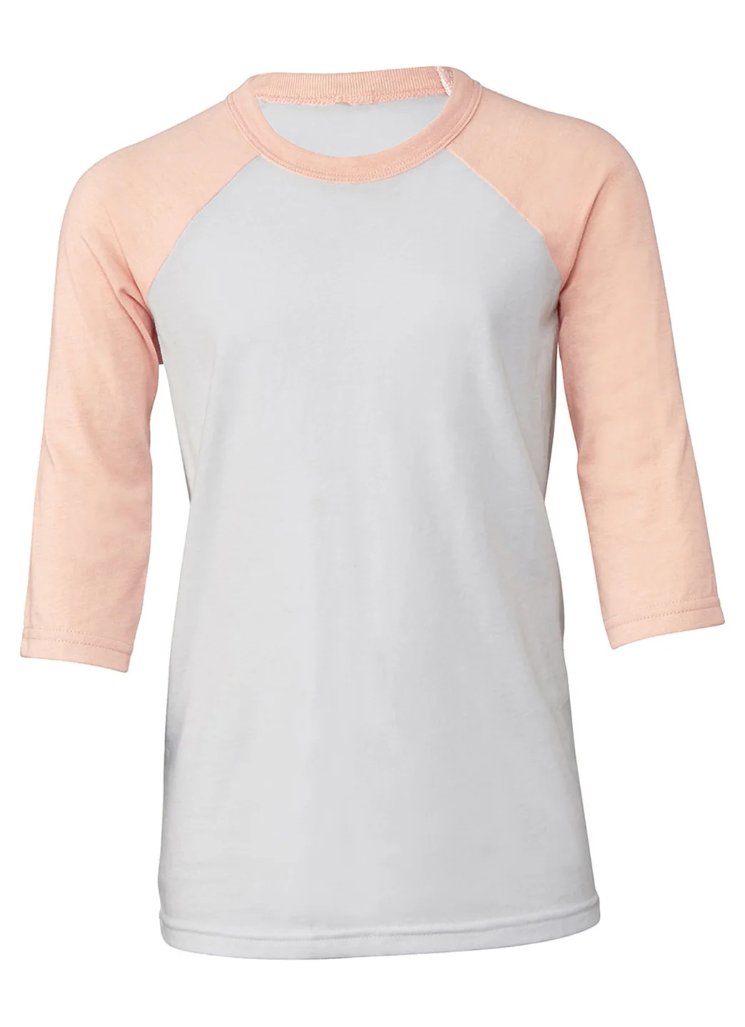 Bella + Canvas Youth 3/4-Sleeve Baseball T-Shirt - Image 9