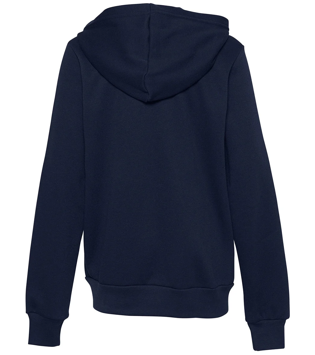 Bella + Canvas Youth Sponge Fleece Full-Zip Hooded Sweatshirt - Image 44