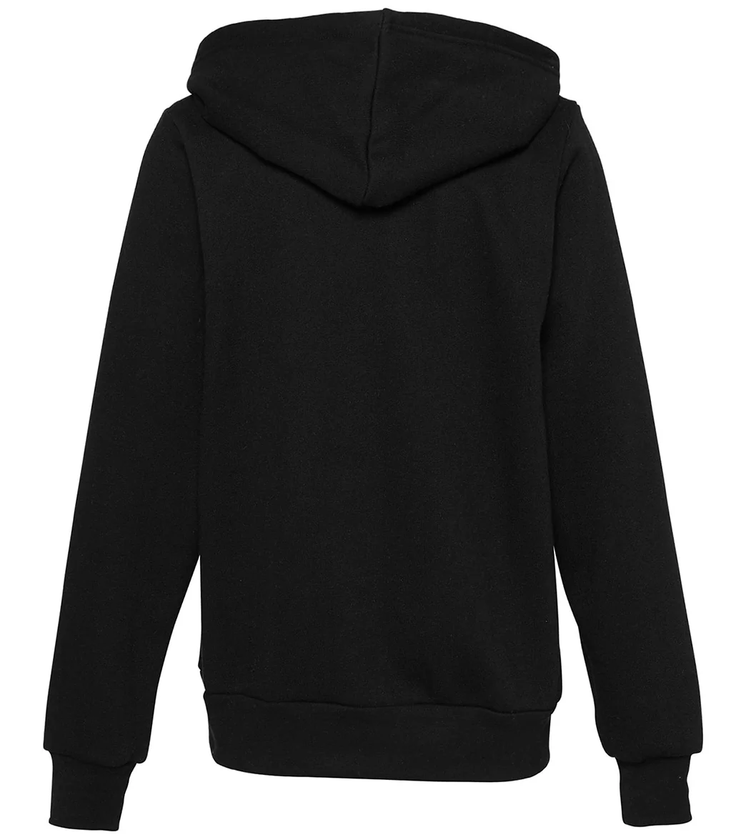 Bella + Canvas Youth Sponge Fleece Full-Zip Hooded Sweatshirt - Image 6