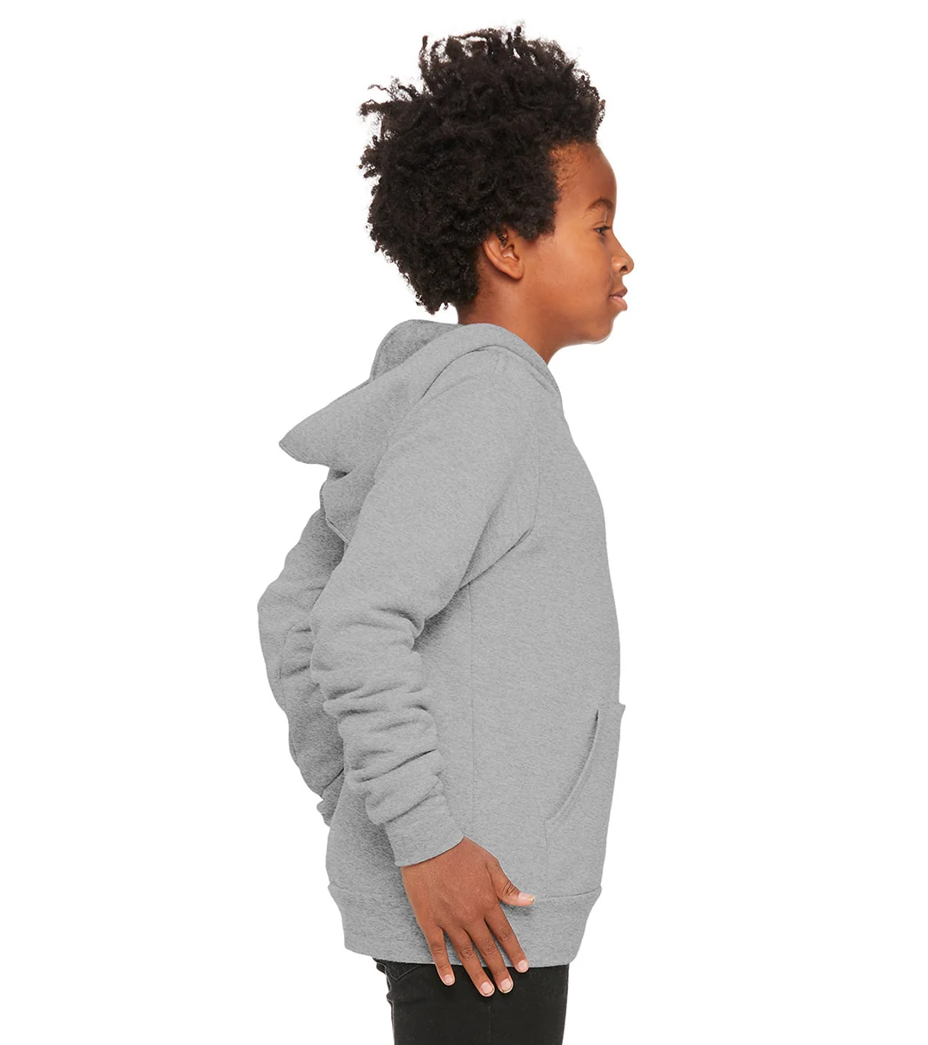 Bella + Canvas Youth Sponge Fleece Pullover Hoodie - Image 6
