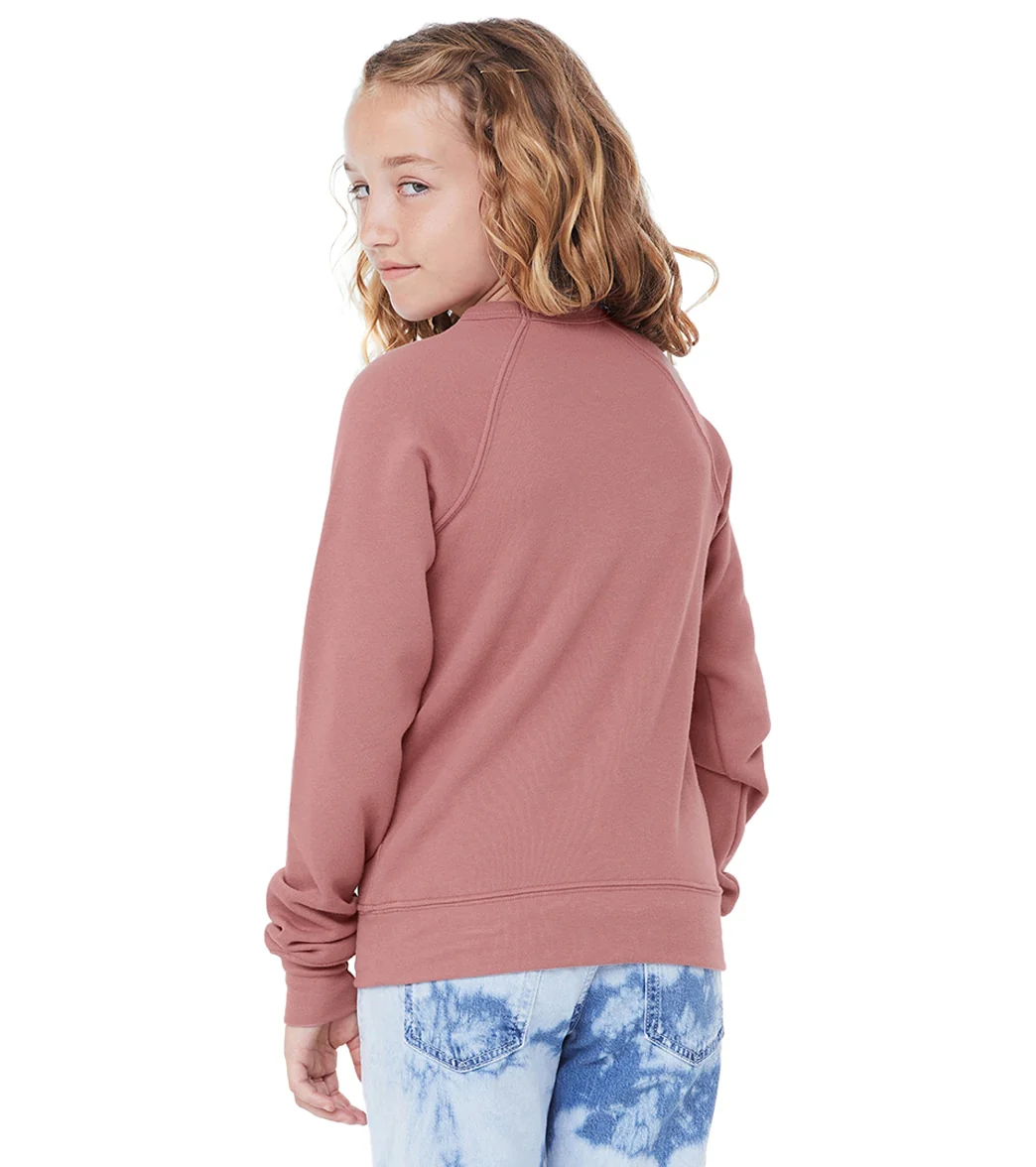Bella + Canvas Youth Sponge Fleece Raglan Sweatshirt - Image 26