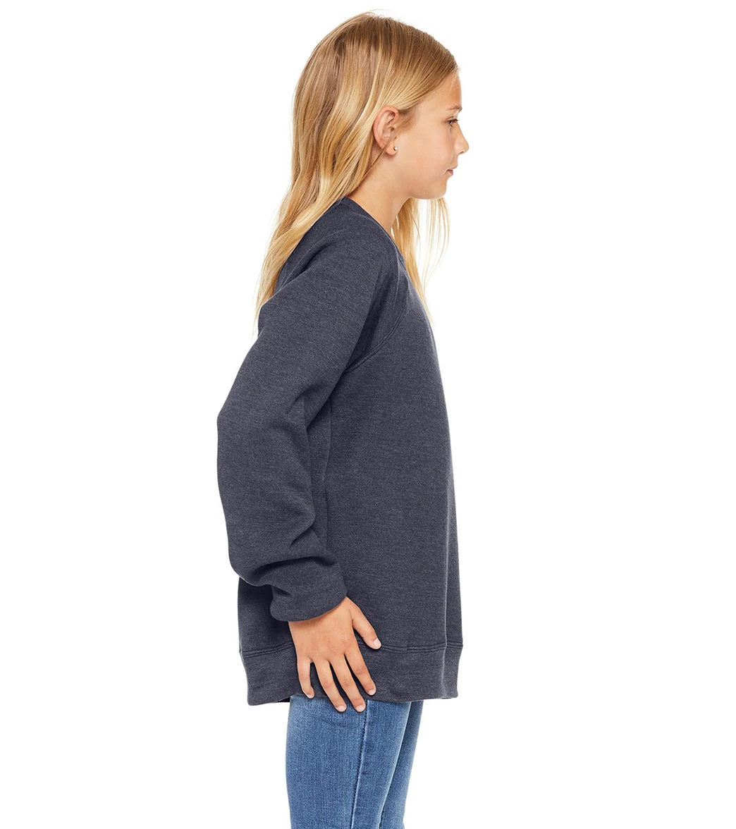 Bella + Canvas Youth Sponge Fleece Raglan Sweatshirt - Image 35