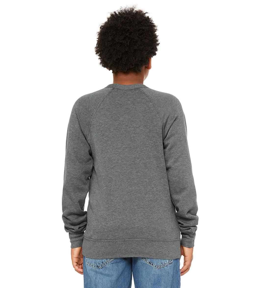 Bella + Canvas Youth Sponge Fleece Raglan Sweatshirt - Image 44