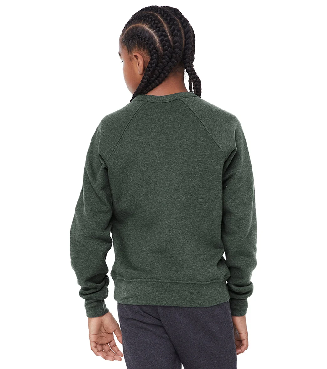 Bella + Canvas Youth Sponge Fleece Raglan Sweatshirt - Image 52