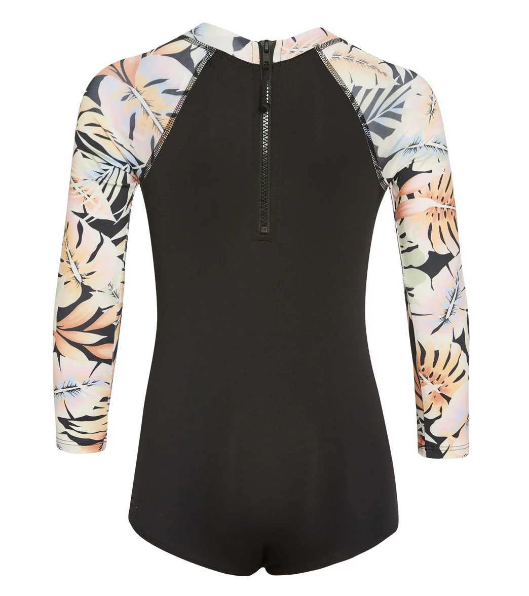 Billabong Girls' Core Boyshort Bodysuit (Little Kid, Big Kid) - Image 2