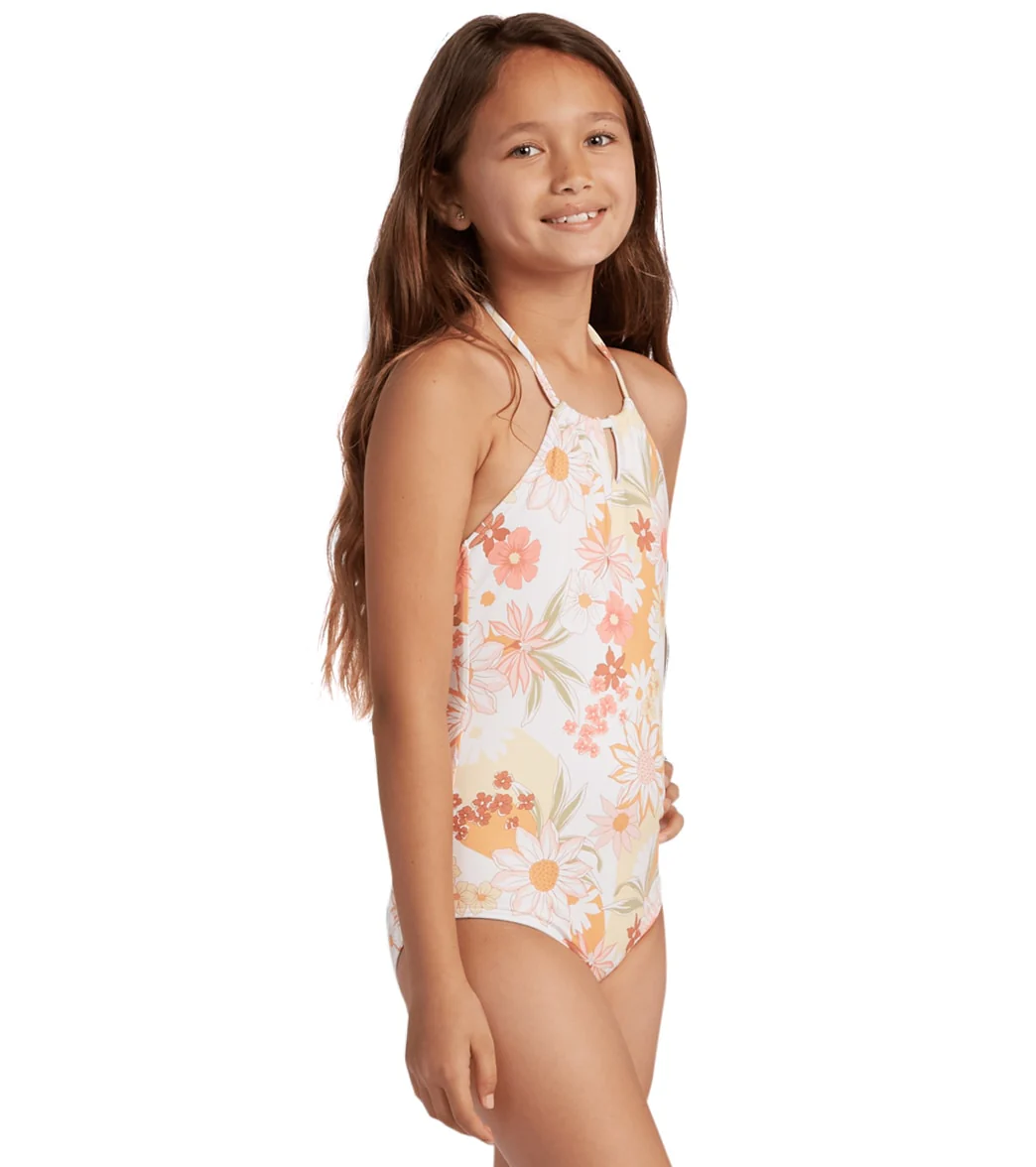 Billabong Girls' Little Bit Of Sunshine One Piece Swimwear - Image 2