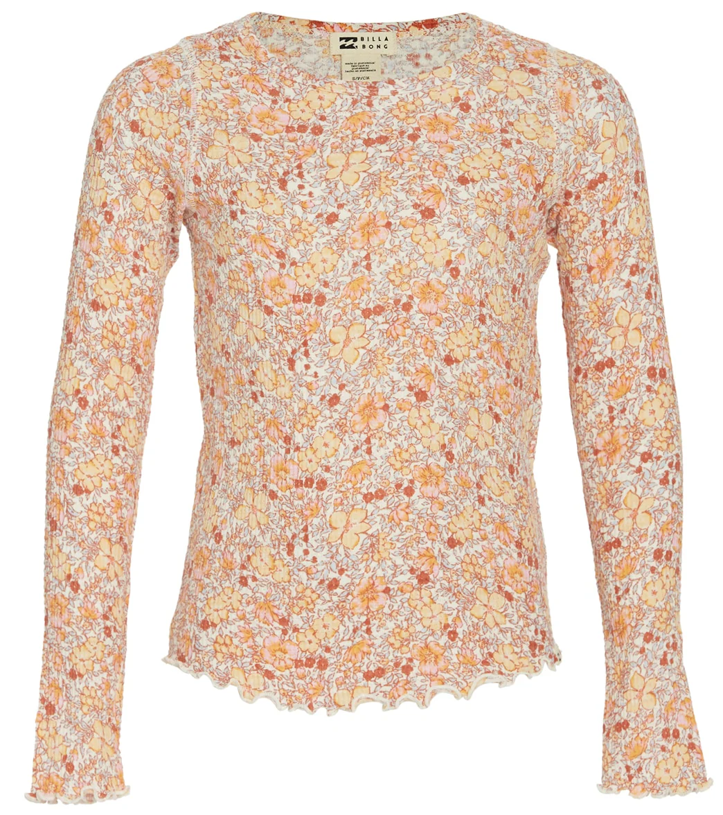 Billabong Girls' Picking Flowers Long Sleeve Top (Little Kid, Big Kid) - Image 4