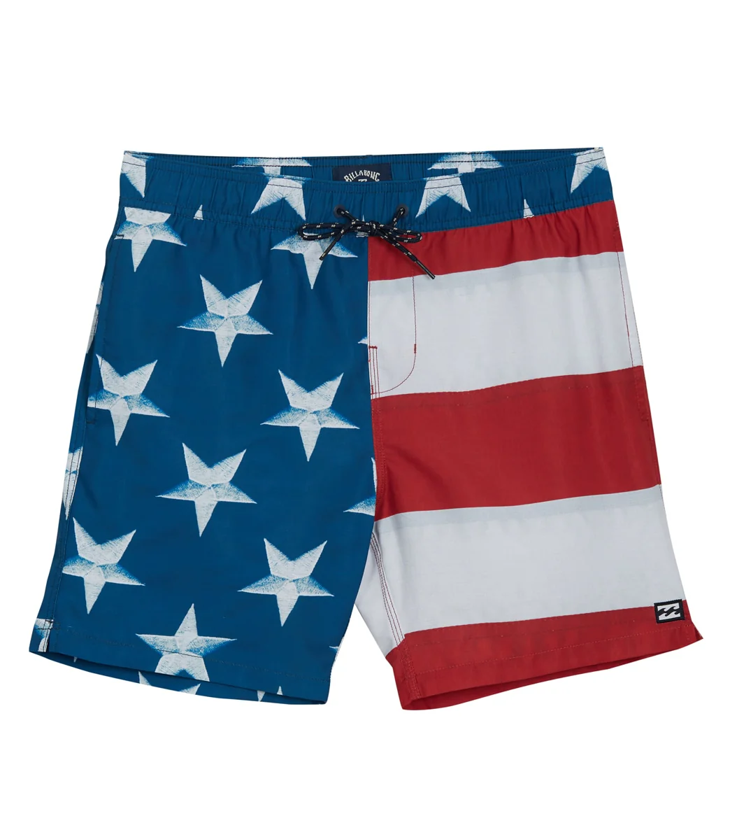 Billabong Men's 17" Rex Good Times Layback Swim Trunks - Image 4